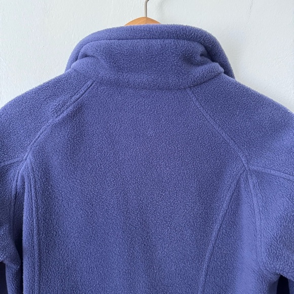 Columbia purple with pink trim fleece zip up jacket Size Small - Picture 5 of 8